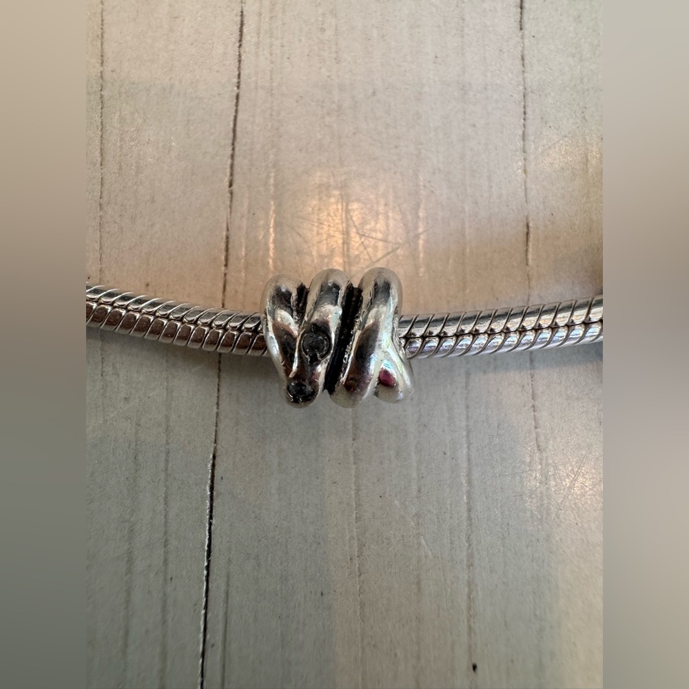 Biagi/Pandora 925 Sterling Silver Snake Bracelet with Vintage Charms - Picture 13 of 15